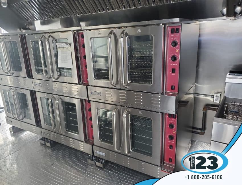 26 ft Military Bulk Kitchen Rental: Mobile Kitchen 123 equipment reference